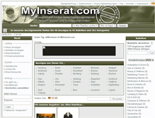 Tablet Screenshot of myinserat.com